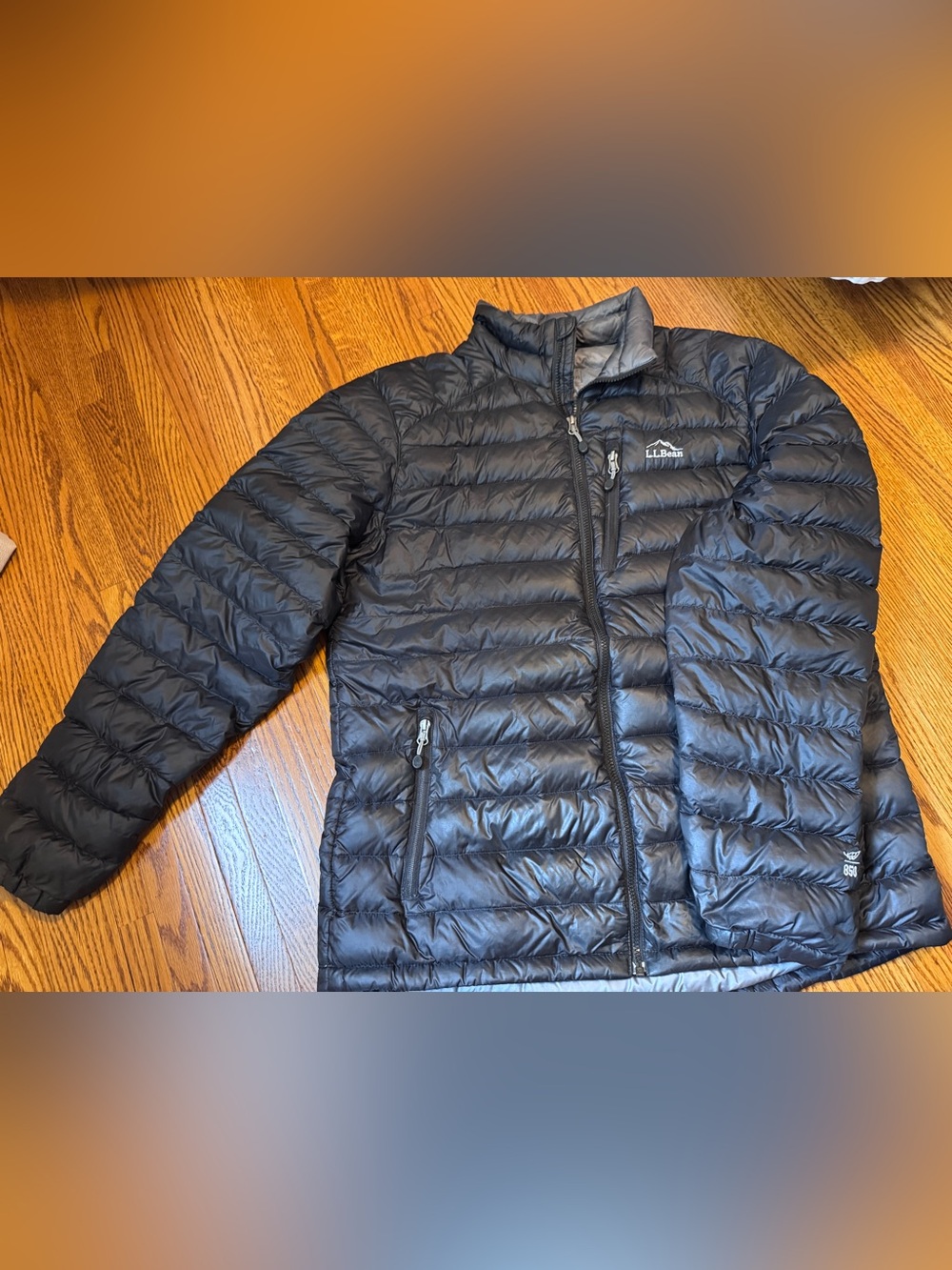 L.L. Bean Men’s Black Quilted Packable Puffer Jacket